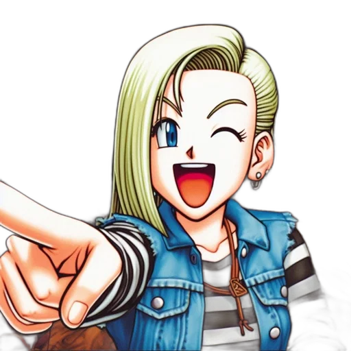 jacket, staff, face, hair transparent PNG cut-out