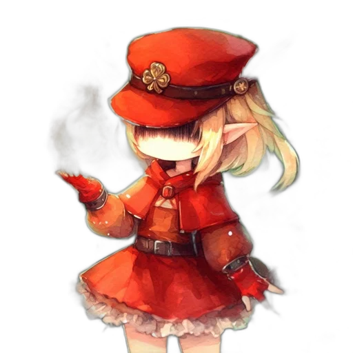 staff, hat, weapon, dress transparent PNG cut-out