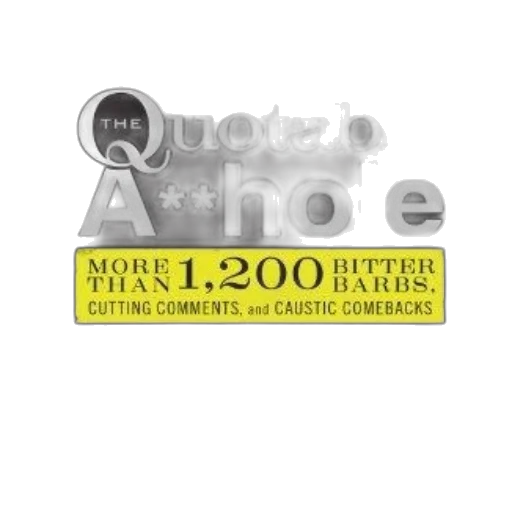 quotable, hole, more, than transparent PNG cut-out