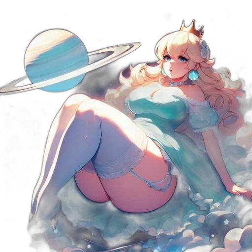 crown, dress, staff, concept art transparent PNG cut-out