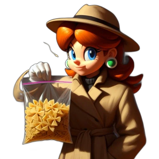 food, hat, jacket, staff transparent PNG cut-out