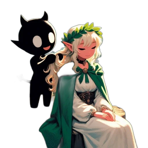 staff, dress, concept art, fantasy art transparent PNG cut-out