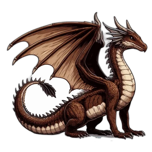 dragon, animal, staff, creature transparent PNG cut-out
