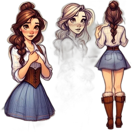 dress, concept art, fantasy art, pixel art transparent PNG cut-out