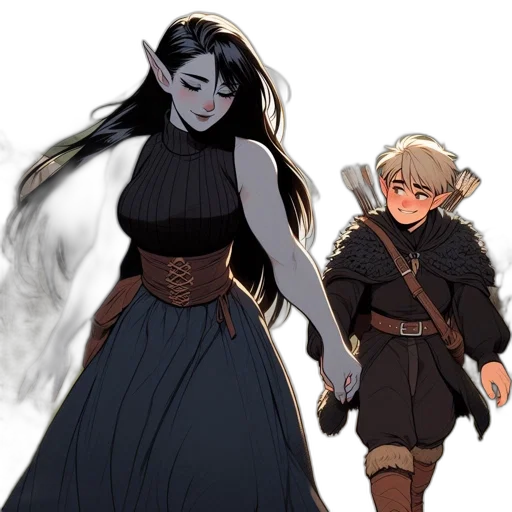 staff, concept art, fantasy art, comic book art transparent PNG cut-out