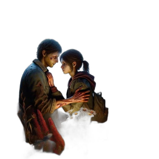 jacket, concept art, photorealistic, pixel art transparent PNG cut-out