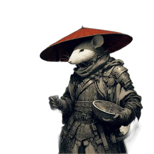 mask, hat, dragon, weapon transparent PNG cut-out