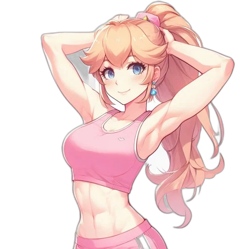 dress, weapon, staff, crown transparent PNG cut-out