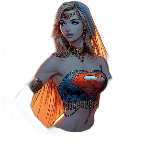 jewelry, comic book art, concept art, fantasy art transparent PNG cut-out