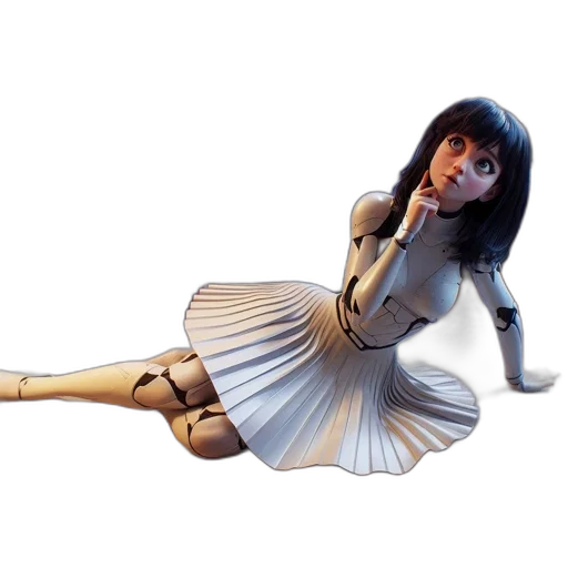 robot, dress, sword, weapon transparent PNG cut-out