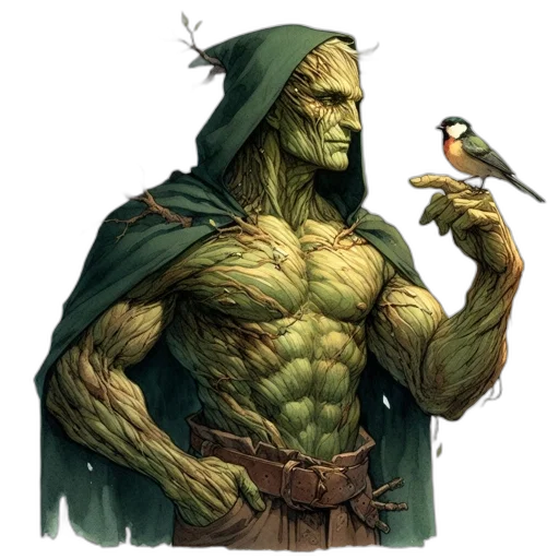creature, fantasy art, concept art, comic book art transparent PNG cut-out