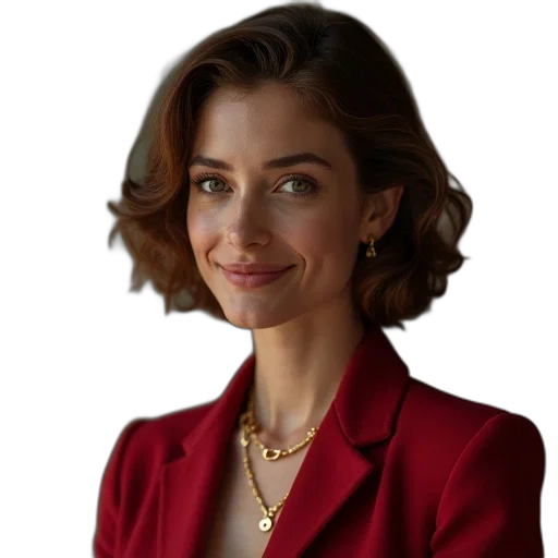 staff, jewelry, face, jacket transparent PNG cut-out