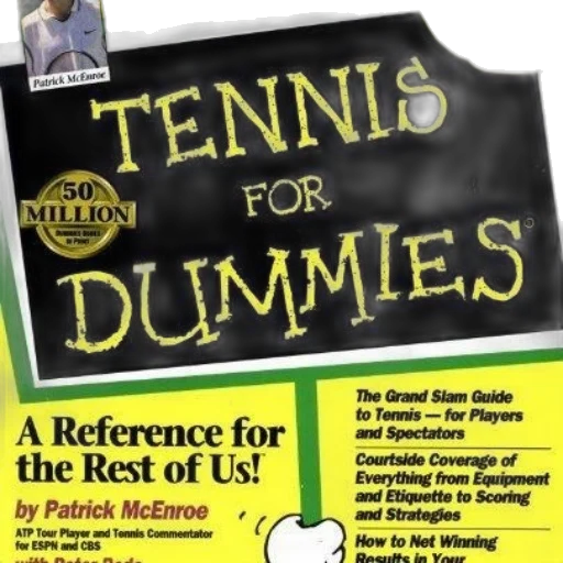 cover, tennis, dummies, patrick transparent PNG cut-out