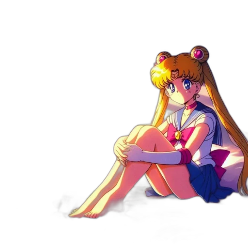 dress, weapon, vaporwave, anime transparent PNG cut-out