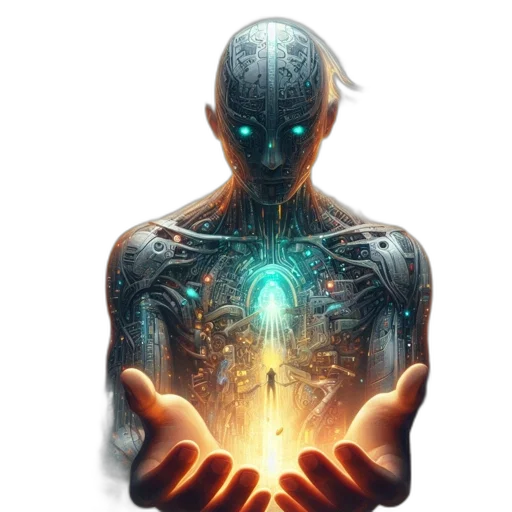 robot, jewelry, creature, concept art transparent PNG cut-out