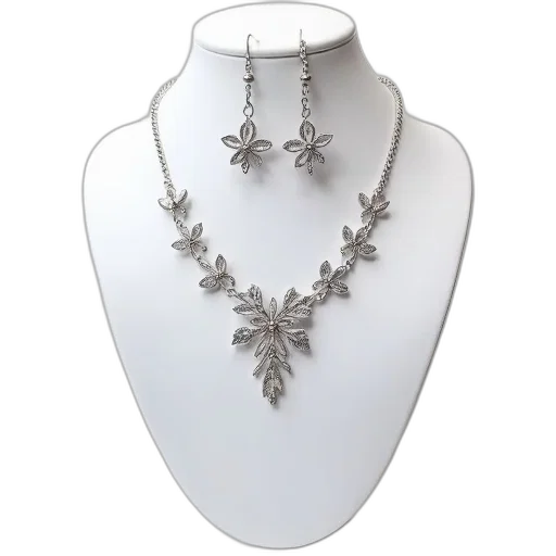 jewelry, crown, silver, necklace transparent PNG cut-out