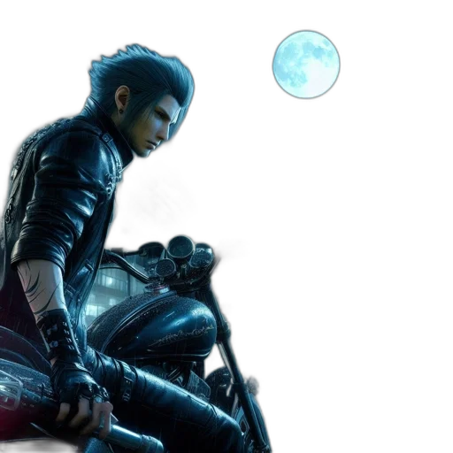 jacket, concept art, comic book art, cyberpunk transparent PNG cut-out