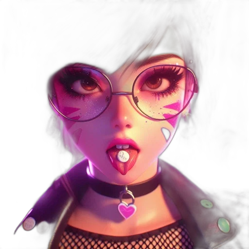 face, concept art, fantasy art, cyberpunk transparent PNG cut-out