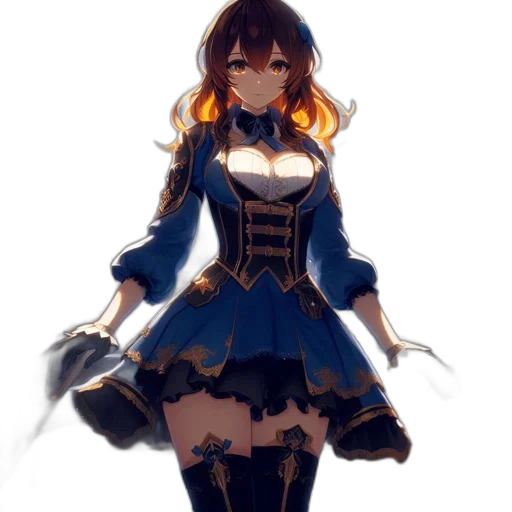 dress, crown, staff, weapon transparent PNG cut-out