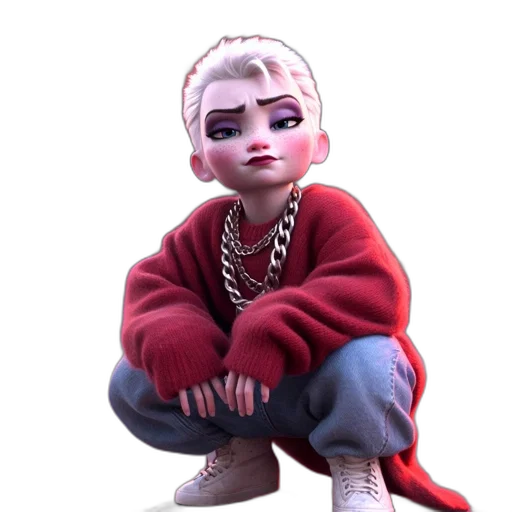 jacket, jewelry, face, concept art transparent PNG cut-out