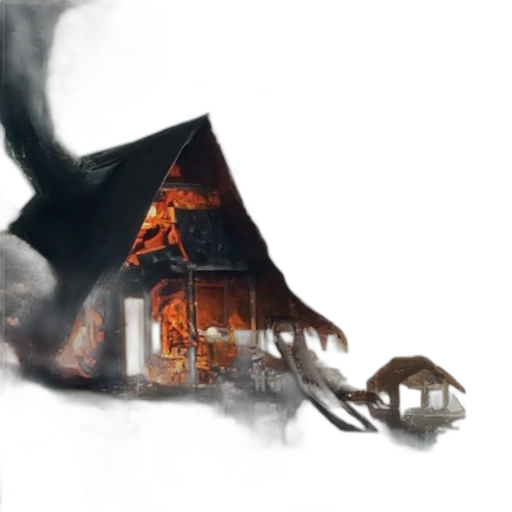 dragon, shoes, mask, creature transparent PNG cut-out
