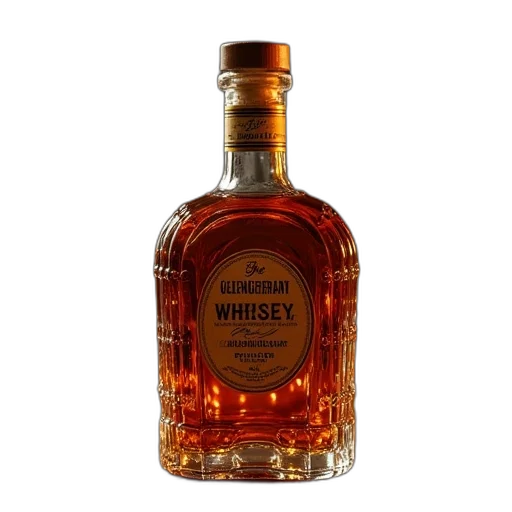 bottle, crown, weapon, 3d render transparent PNG cut-out
