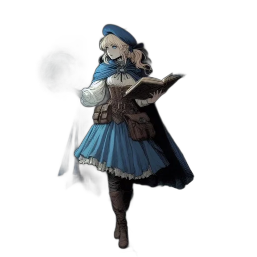 staff, dress, weapon, mask transparent PNG cut-out