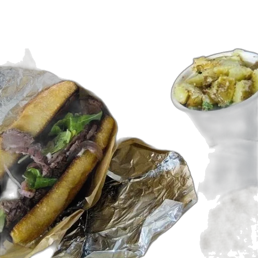 food, sandwich, meat, lettuce transparent PNG cut-out