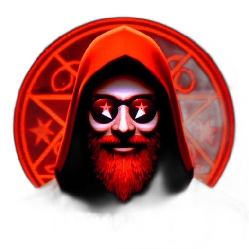 mask, face, staff, fantasy art transparent PNG cut-out