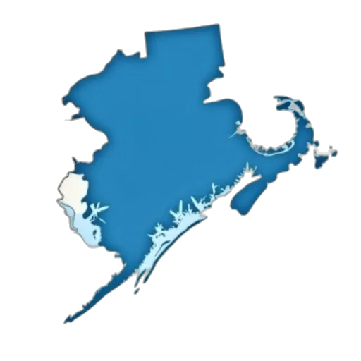 blue, map, usa, outline transparent PNG cut-out