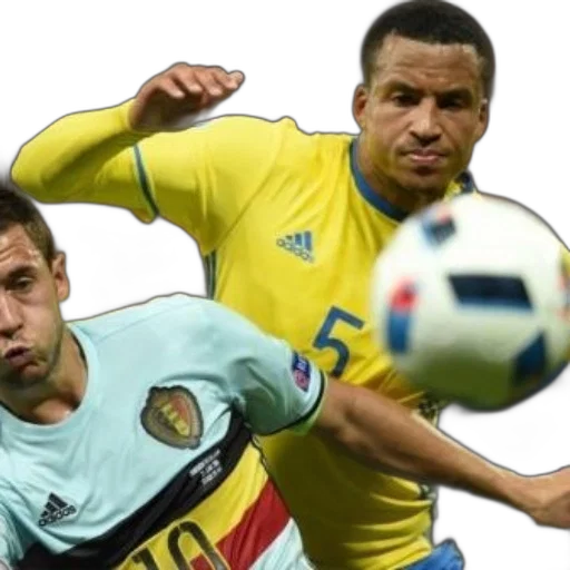 two, soccer, players, action transparent PNG cut-out