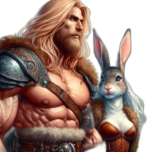 fantasy art, concept art, comic book art, photorealistic transparent PNG cut-out