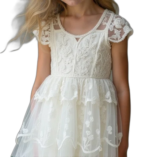 dress, photorealistic, 3d render, monochrome transparent PNG cut-out