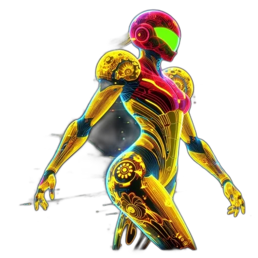 robot, concept art, 3d render, comic book art transparent PNG cut-out