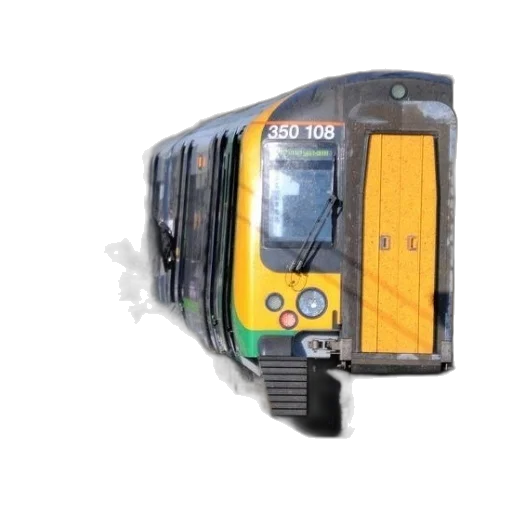 photorealistic, train, number, 350 transparent PNG cut-out