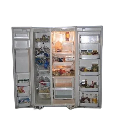 food, furniture, open, refrigerator transparent PNG cut-out
