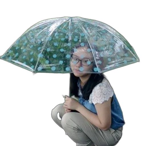 umbrella, staff, dress, face transparent PNG cut-out