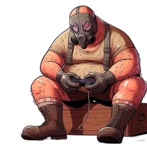 mask, robot, creature, jacket transparent PNG cut-out