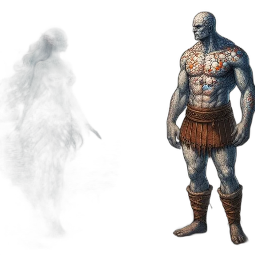 creature, mask, concept art, fantasy art transparent PNG cut-out
