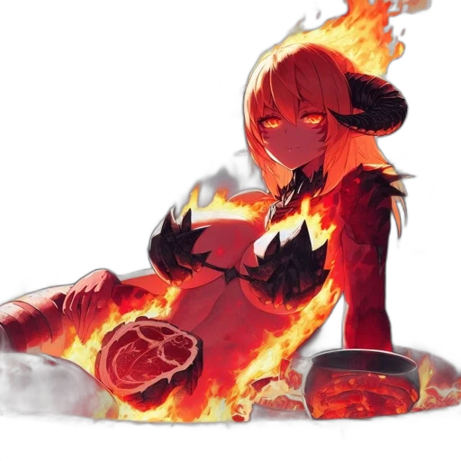 dragon, jacket, staff, weapon transparent PNG cut-out