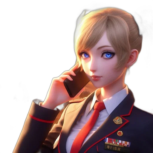 staff, jacket, face, weapon transparent PNG cut-out
