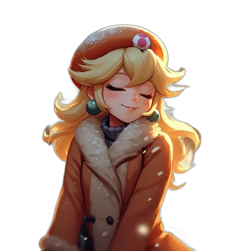 jacket, hat, dress, face transparent PNG cut-out