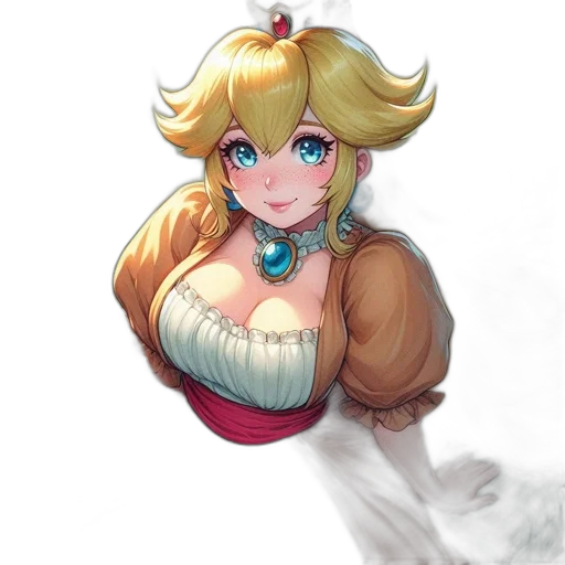 crown, dress, staff, weapon transparent PNG cut-out