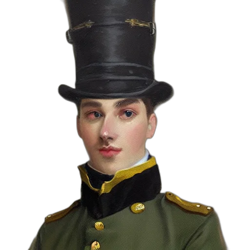 hat, staff, face, crown transparent PNG cut-out