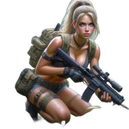 weapon, concept art, pixel art, comic book art transparent PNG cut-out