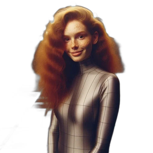 hair, dress, jacket, robot transparent PNG cut-out