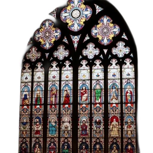 crown, stained, glass, windows transparent PNG cut-out