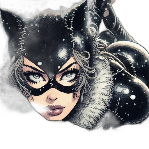 mask, comic book art, fantasy art, concept art transparent PNG cut-out