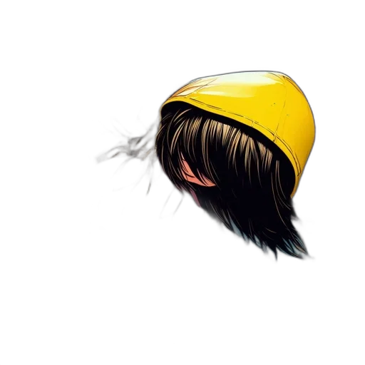 hat, hair, face, mask transparent PNG cut-out