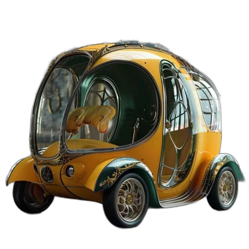 car, robot, furniture, 3d render transparent PNG cut-out